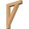 Ekena Millwork Traditional Block Smooth Bracket, Western Red Cedar, 5 1/2"W x 34"D x 46"H BKT06X34X46TRA05SWR - alternate 1